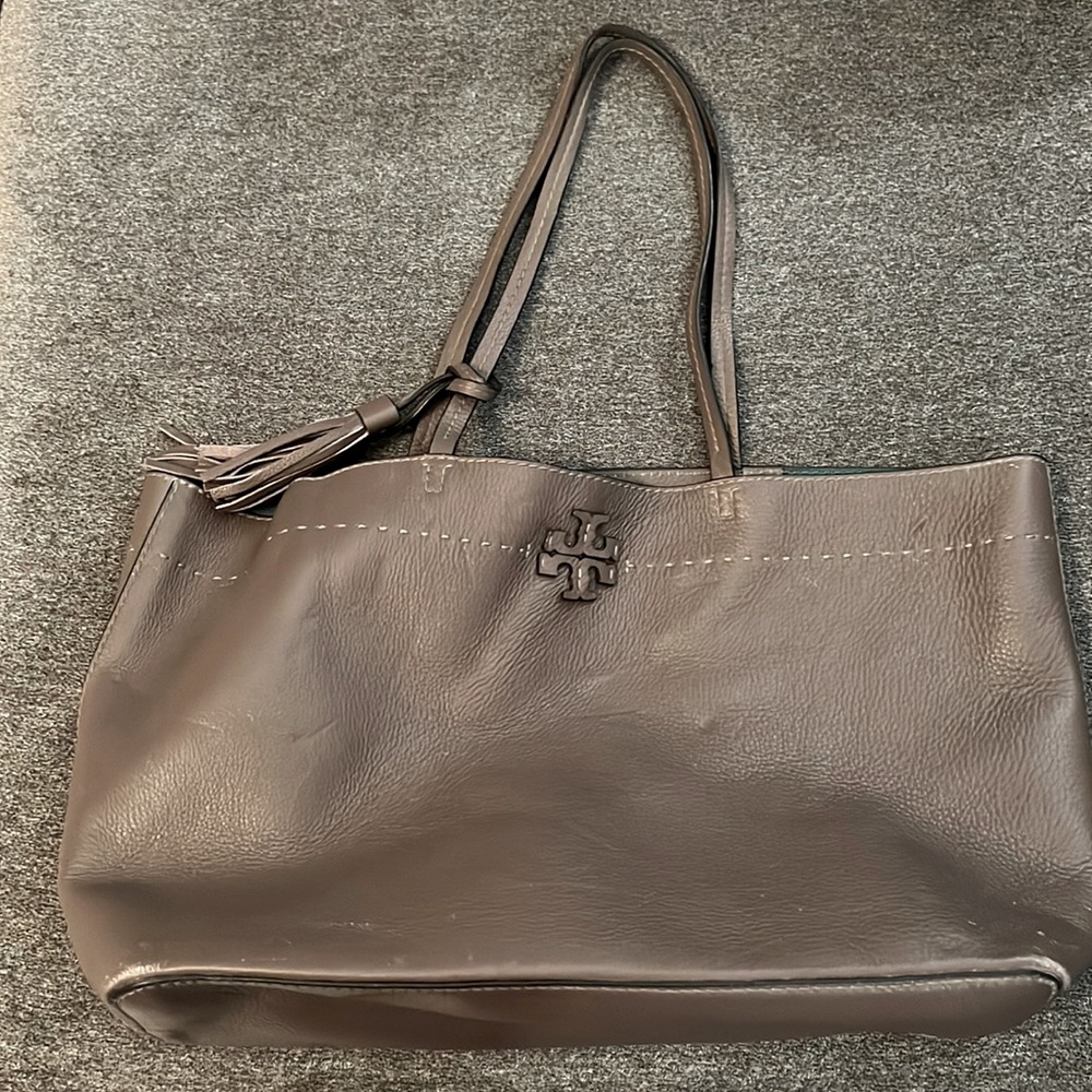 Tory Burch Leather Large Tote Bag / Purse
